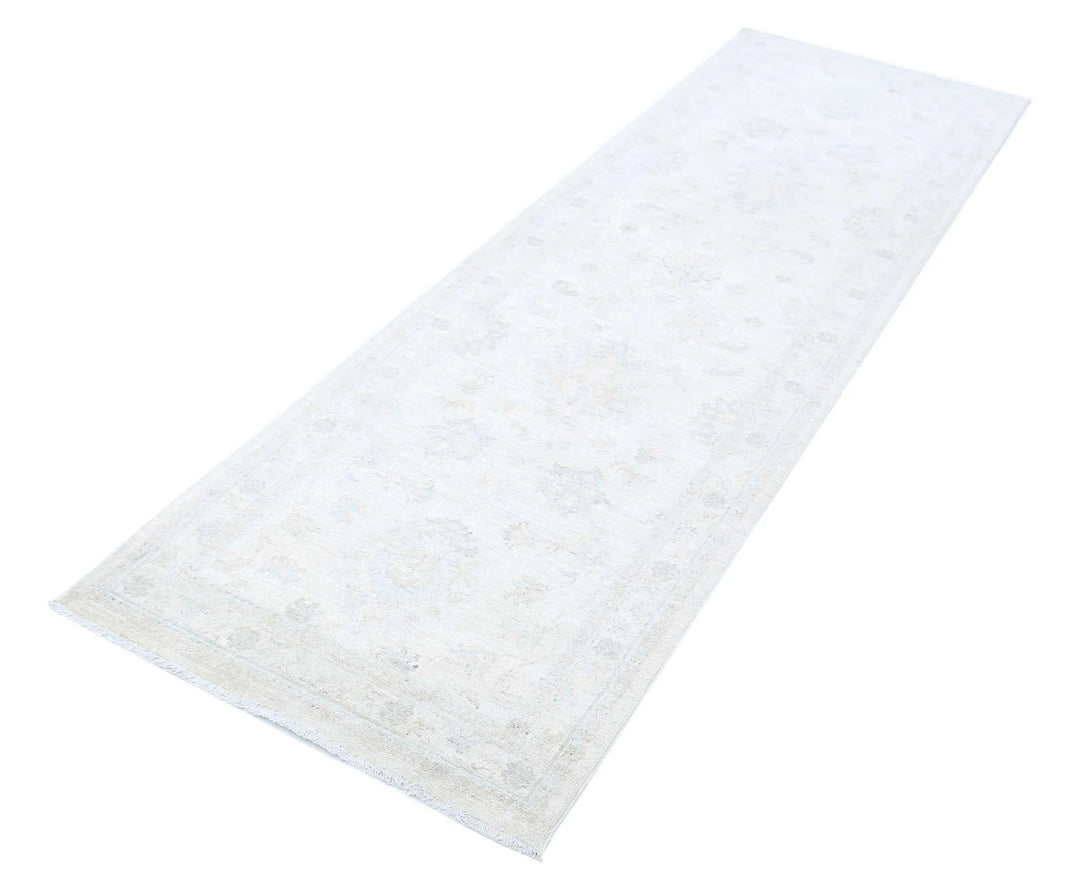 Afghan Serenity Runner Rug 2' 7" x 8' 5" Hand-Knotted | No. AT76387