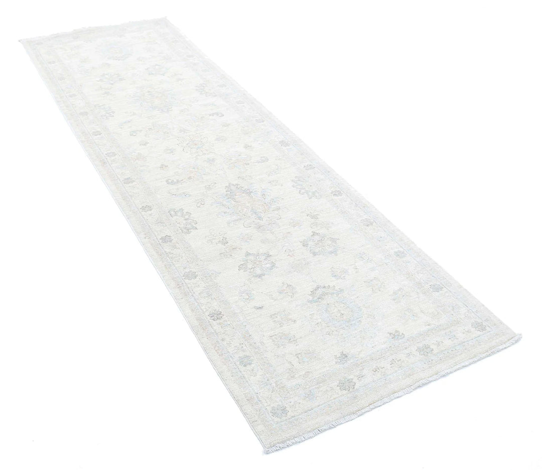 Afghan Serenity Runner Rug 2' 7" x 8' 5" Hand-Knotted | No. AT76387