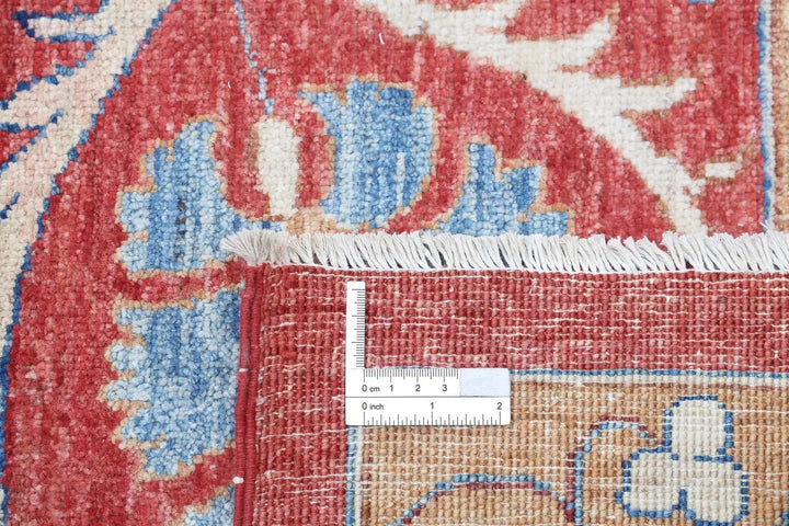 Afghan Ziegler Suzani Rug 6' 7" x 9' 10" Hand-Knotted | No. AT76443