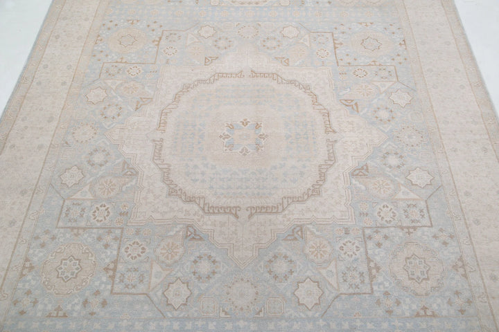 Afghan Mamluk Rug 6' 3" x 9' 4" Hand-Knotted | No. AT76515