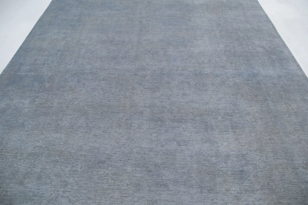 Afghan Overdye Rug 8' 8" x 11' 9" Hand-Knotted | No. AT76737