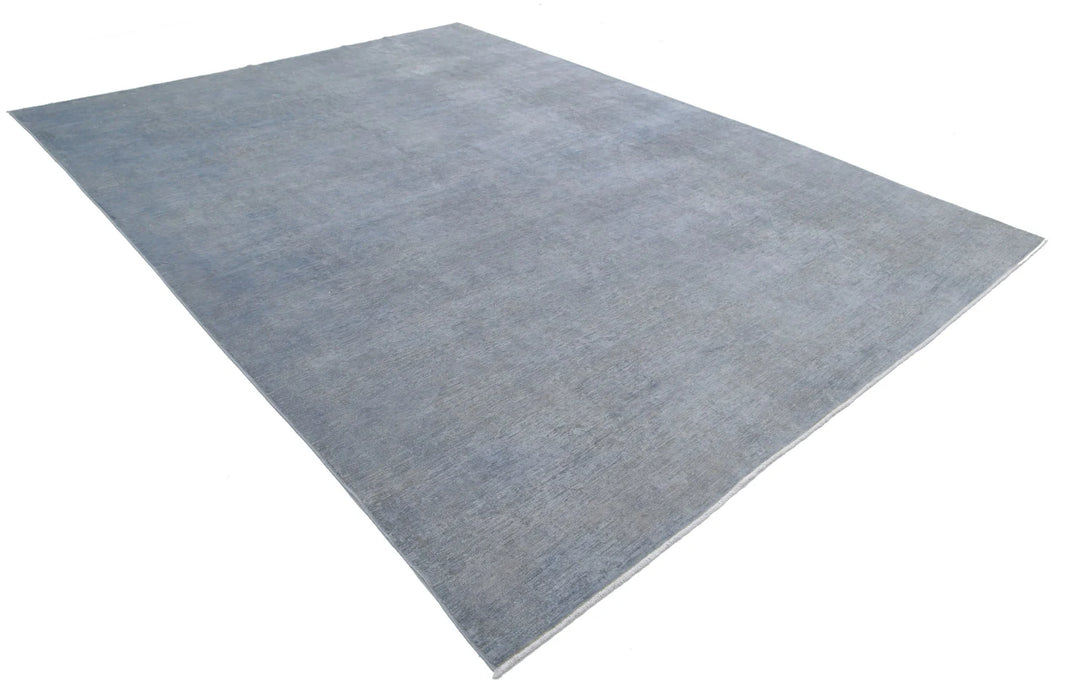 Afghan Overdye Rug 8' 8" x 11' 9" Hand-Knotted | No. AT76737