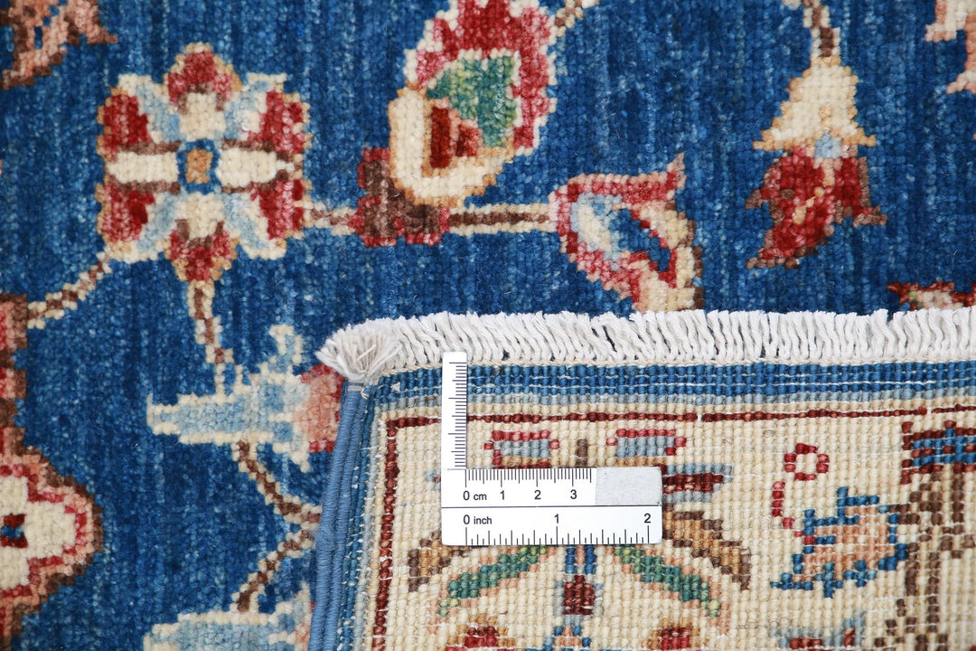 Red Afghan Ziegler Rug 2' 8" x 4' 3" Hand-Knotted | No. AT767872