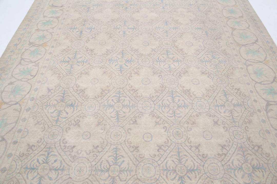 Afghan Serenity Rug 7' 10" x 10' 0" Hand-Knotted | No. AT76972