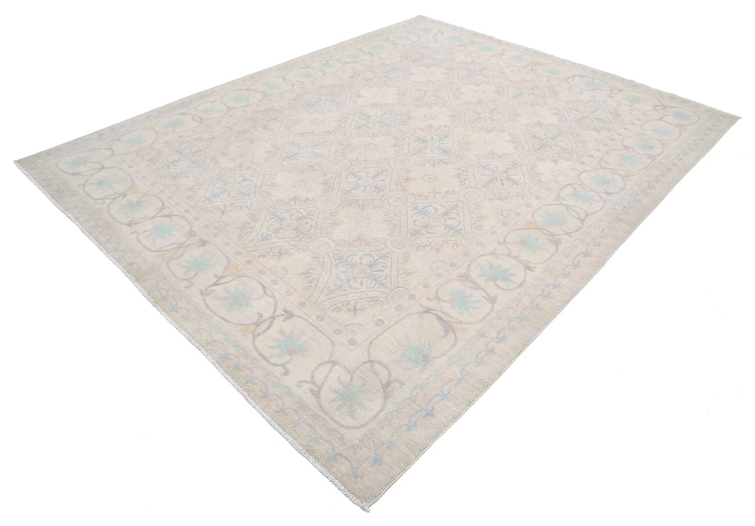 Afghan Serenity Rug 7' 10" x 10' 0" Hand-Knotted | No. AT76972