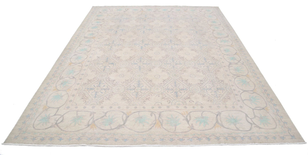 Afghan Serenity Rug 7' 10" x 10' 0" Hand-Knotted | No. AT76972