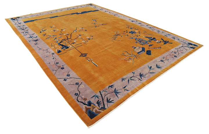 Chinese Oriental Rug 9' 10" x 13' 2" Hand-Knotted | No. AT77055