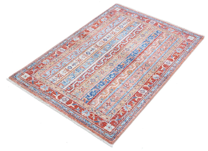 Afghan Shaal Rug 2' 8" x 3' 11" Hand-Knotted | No. AT770721