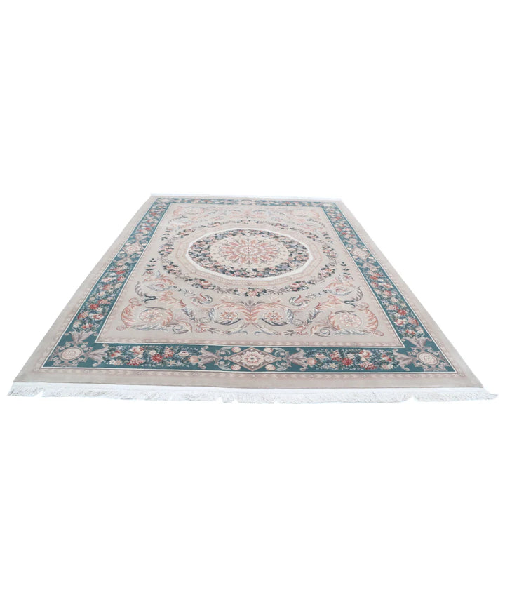 Chinese Aubusson Rug 8' 11" x 12' 1" Hand-Knotted | No. AT77112