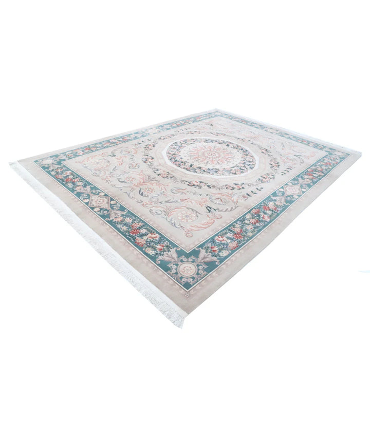 Chinese Aubusson Rug 8' 11" x 12' 1" Hand-Knotted | No. AT77112