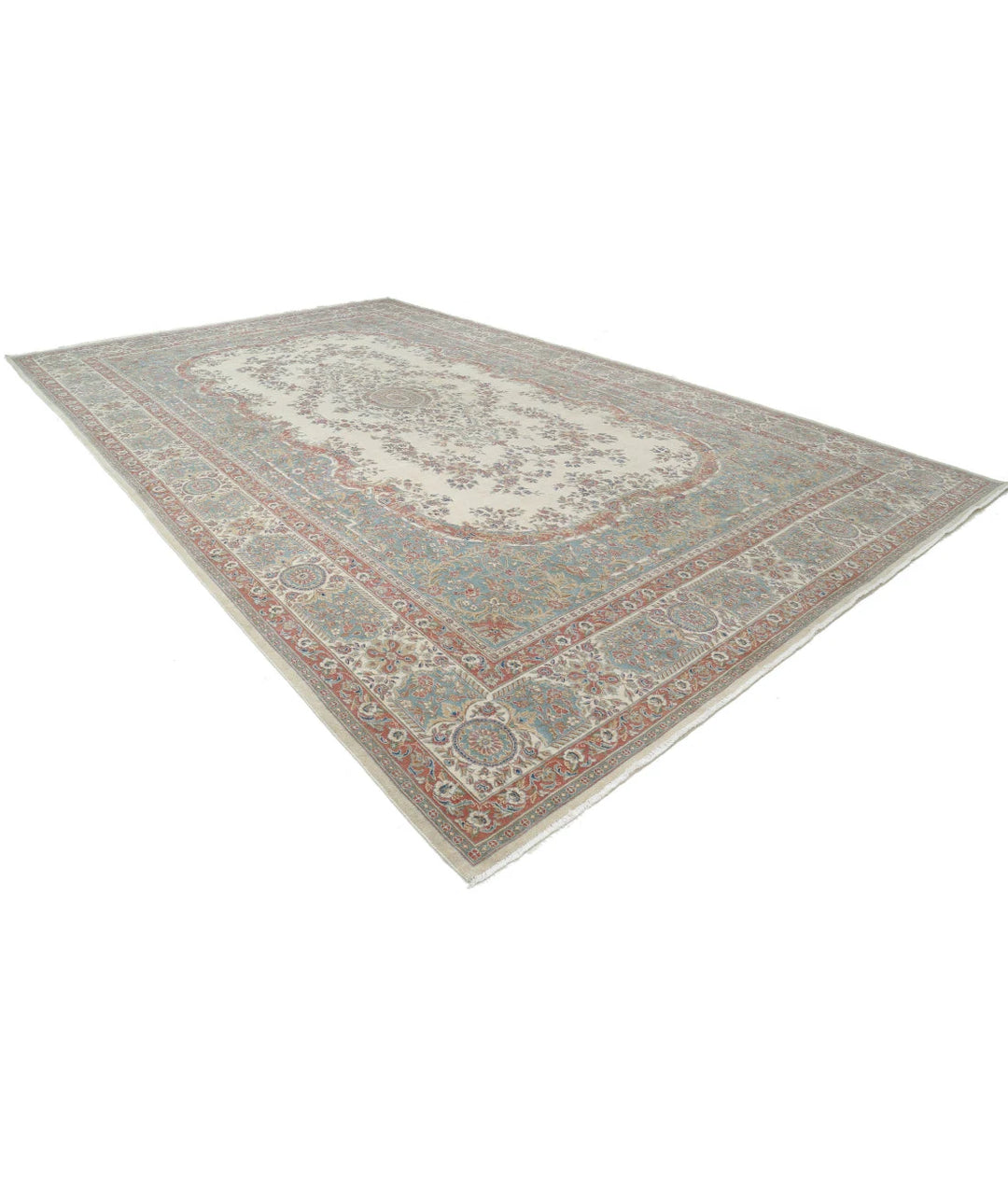 Persian Kerman Rug 11' 8" x 19' 3" Hand-Knotted | No. AT77290