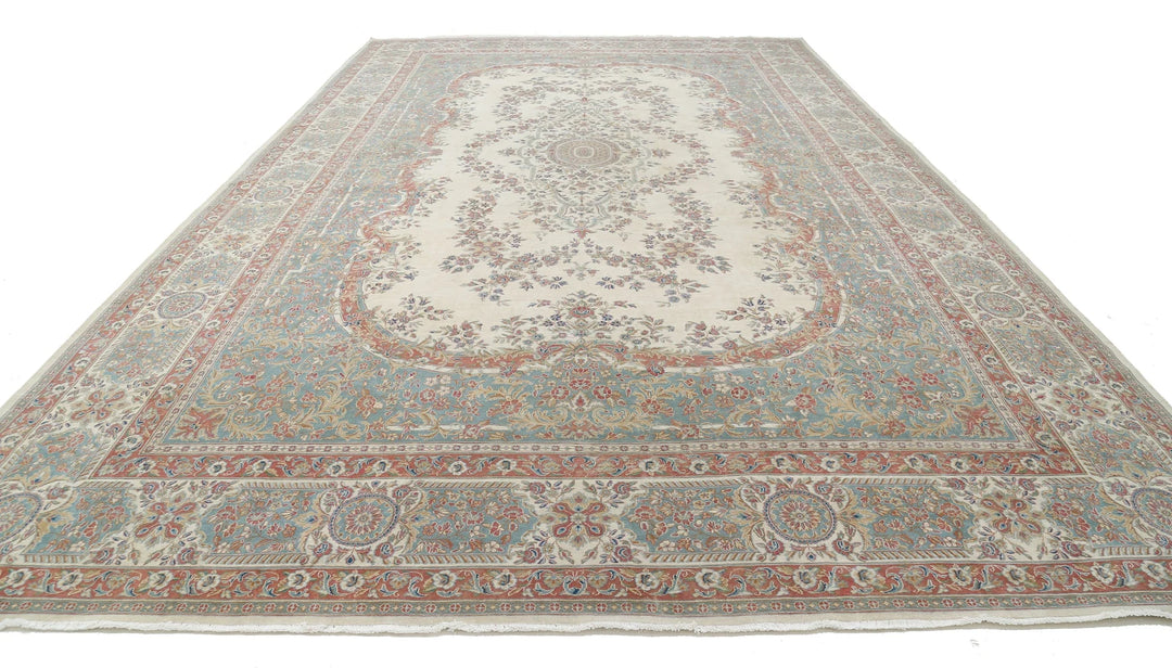 Persian Kerman Rug 11' 8" x 19' 3" Hand-Knotted | No. AT77290