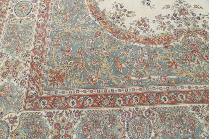 Persian Kerman Rug 11' 8" x 19' 3" Hand-Knotted | No. AT77290