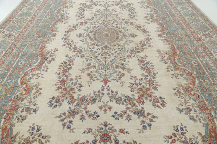 Persian Kerman Rug 11' 8" x 19' 3" Hand-Knotted | No. AT77290