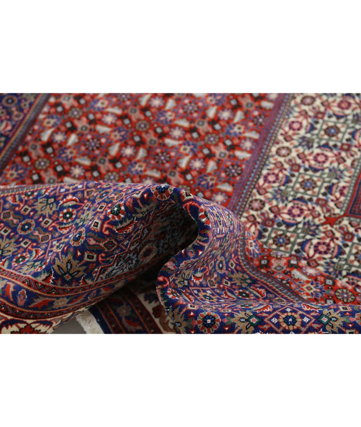Persian Bijar Rug 6' 7" x 9' 9" Hand-Knotted | No. AT77298