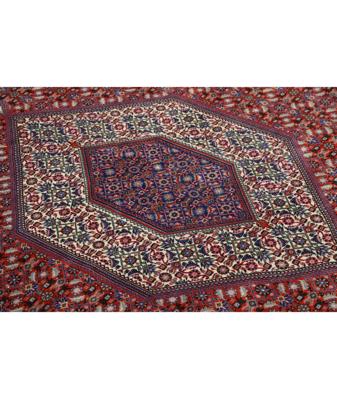 Persian Bijar Rug 6' 7" x 9' 9" Hand-Knotted | No. AT77298