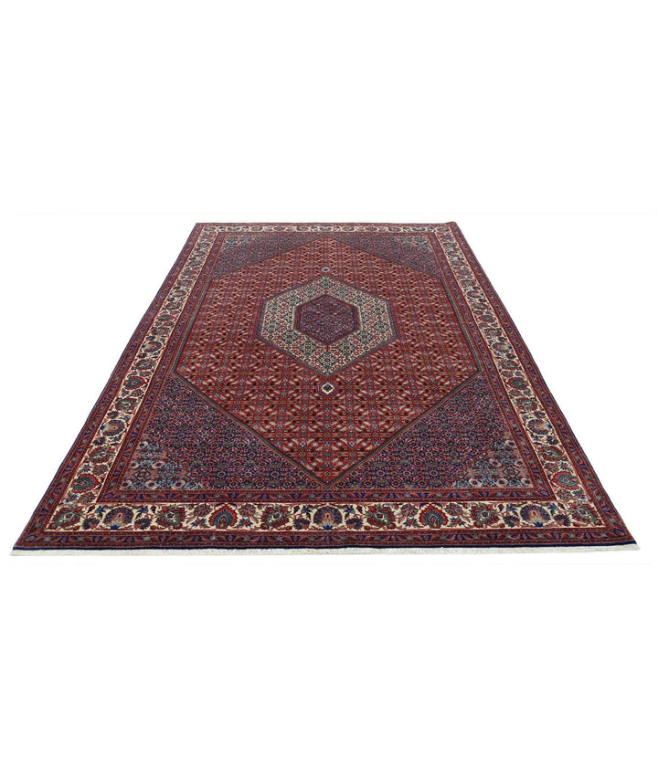 Persian Bijar Rug 6' 7" x 9' 9" Hand-Knotted | No. AT77298