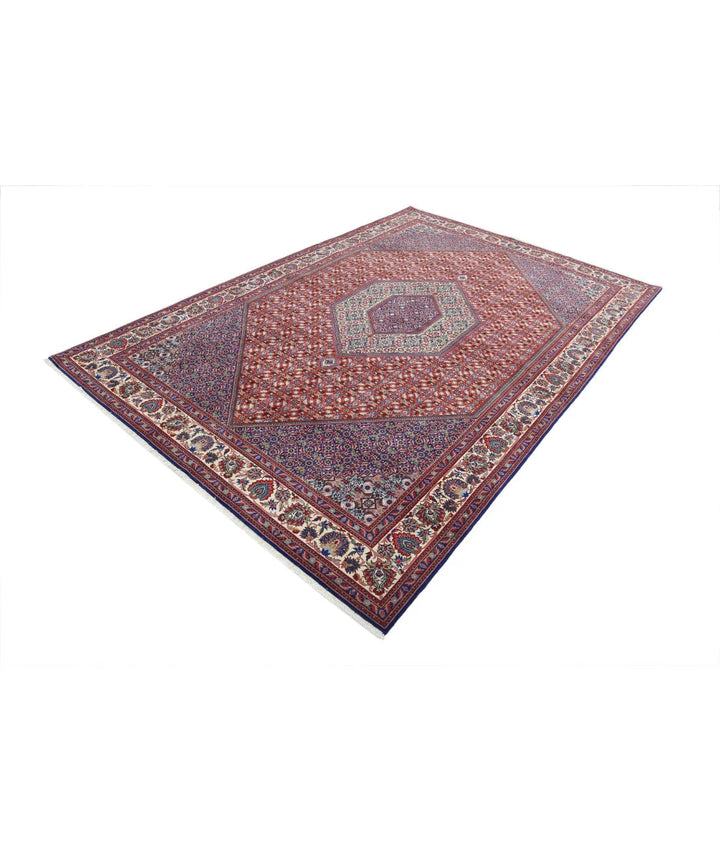 Persian Bijar Rug 6' 7" x 9' 9" Hand-Knotted | No. AT77298