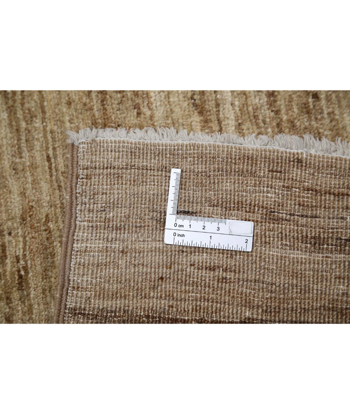 Multicolor Afghan Oriental Rug 3' 9" x 5' 7" Hand-Knotted detail