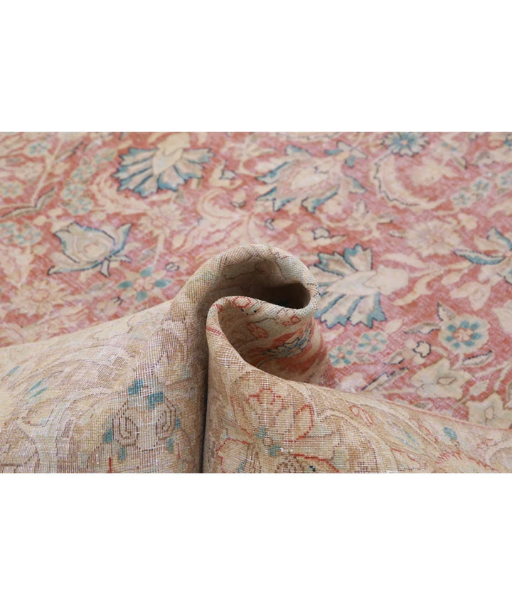 Red Persian Vintage Rug 9' 6" x 12' 11" Hand-Knotted | No. AT77499