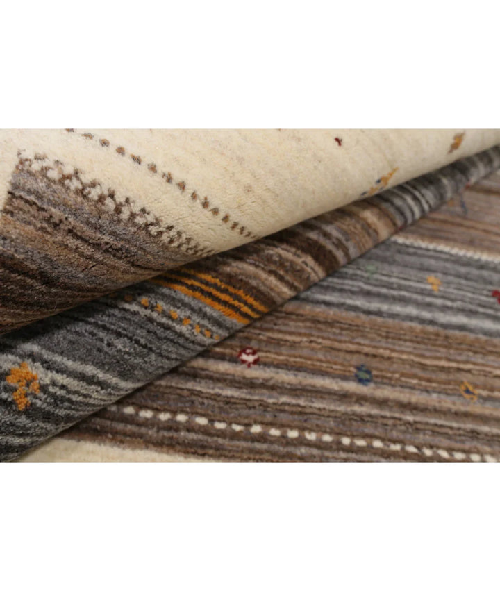 Ivory Indian Lori Rug 8' 5" x 11' 5" Hand-Knotted | No. AT77608