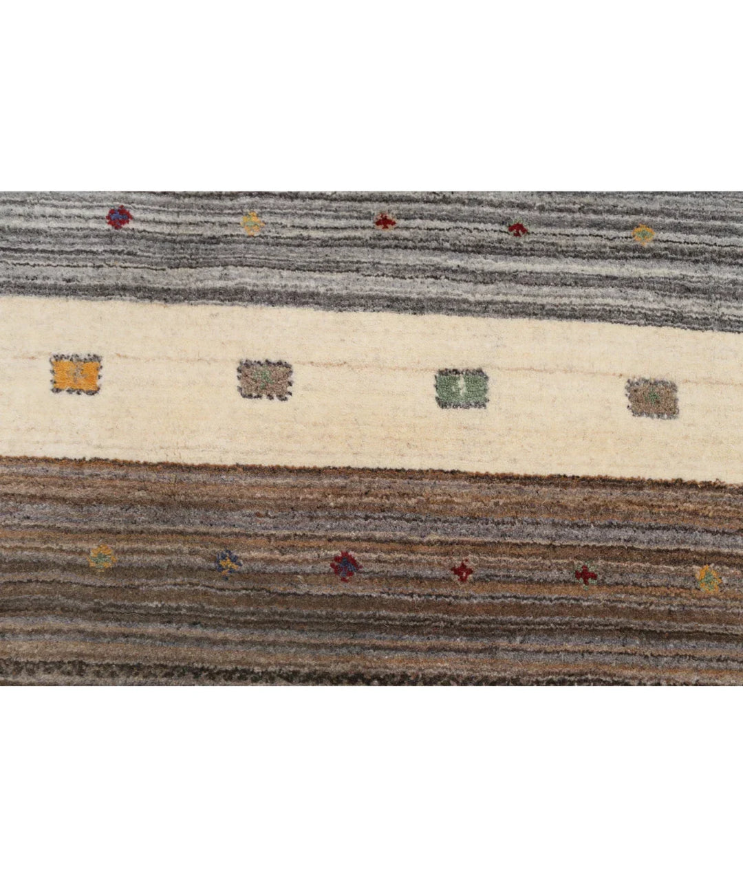 Ivory Indian Lori Rug 8' 5" x 11' 5" Hand-Knotted | No. AT77608