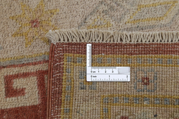 Afghan Kazak Rug 8' 9" x 12' 2" Hand-Knotted | No. AT77619