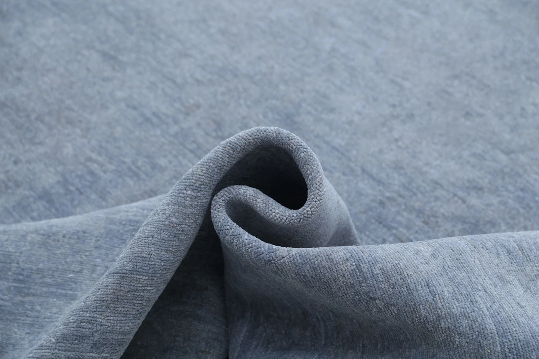 Grey Afghan Overdye Rug 11' 11" x 14' 11" Hand-Knotted | No. AT77719