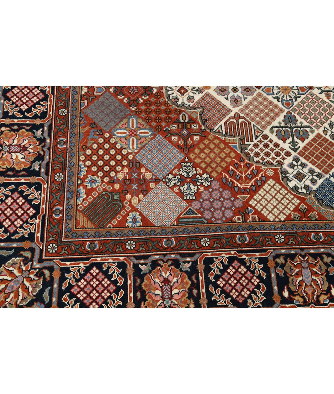 Persian Josheghan Rug 9' 0" x 11' 9" Hand-Knotted | No. AT77747