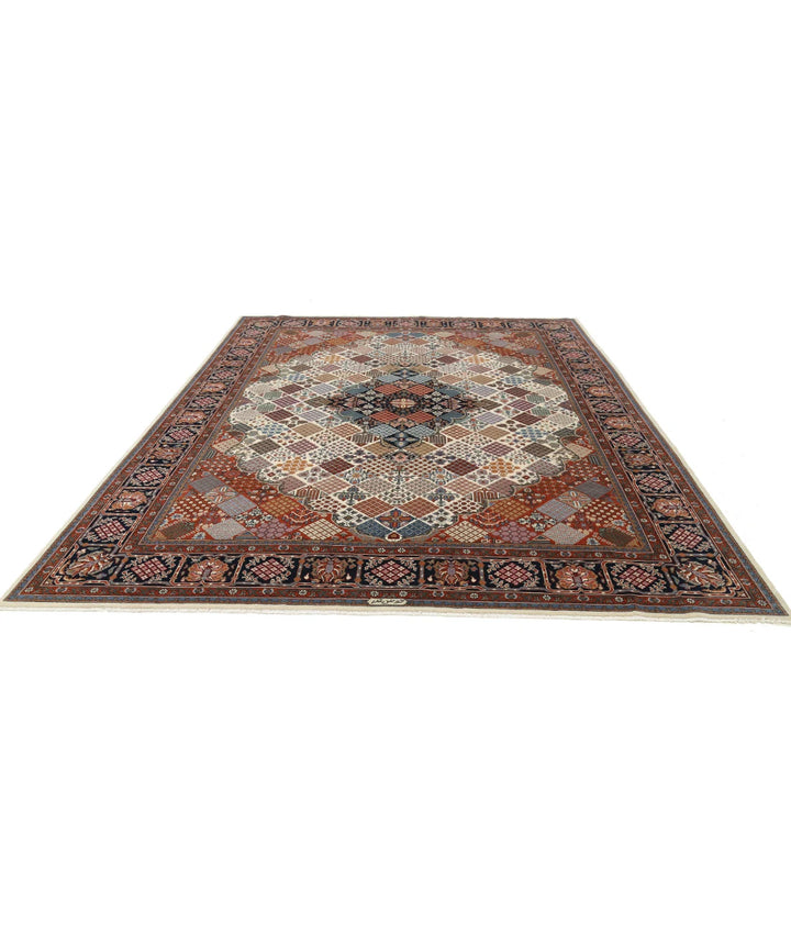 Persian Josheghan Rug 9' 0" x 11' 9" Hand-Knotted | No. AT77747
