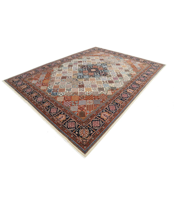 Persian Josheghan Rug 9' 0" x 11' 9" Hand-Knotted | No. AT77747