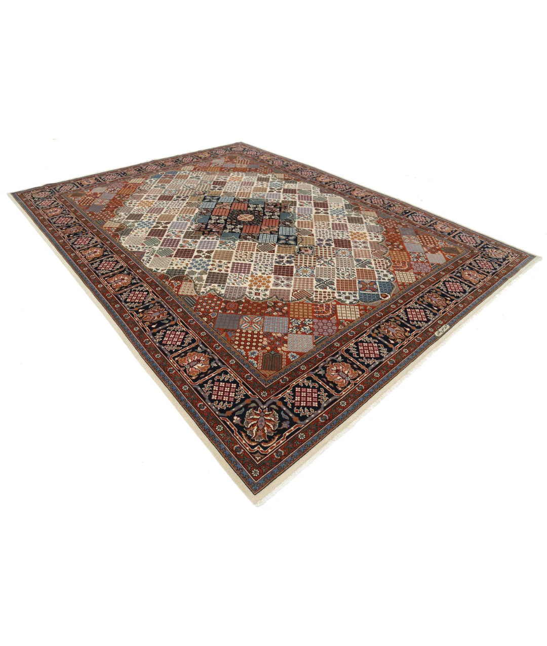 Persian Josheghan Rug 9' 0" x 11' 9" Hand-Knotted | No. AT77747