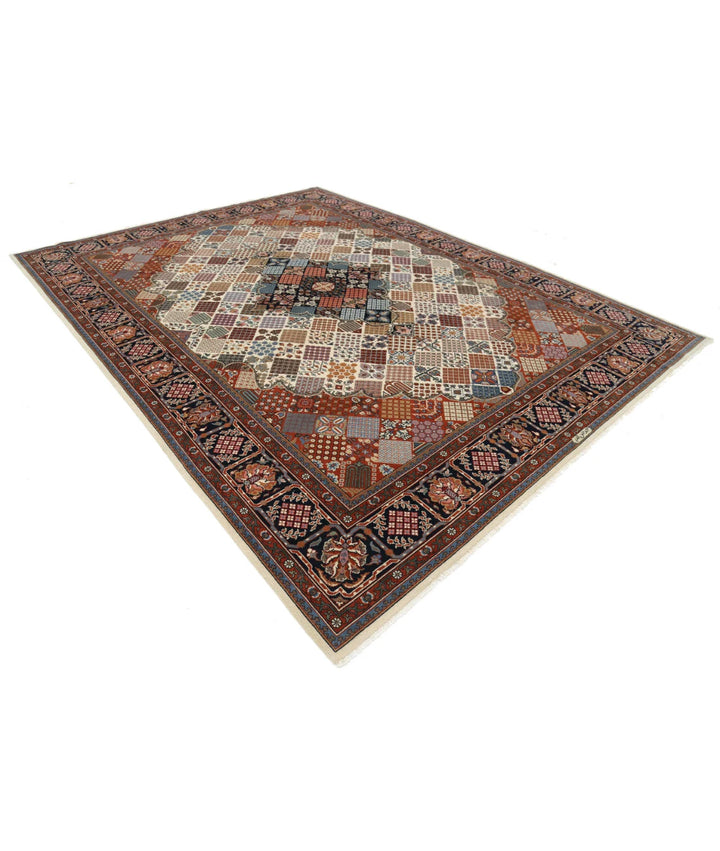 Persian Josheghan Rug 9' 0" x 11' 9" Hand-Knotted | No. AT77747