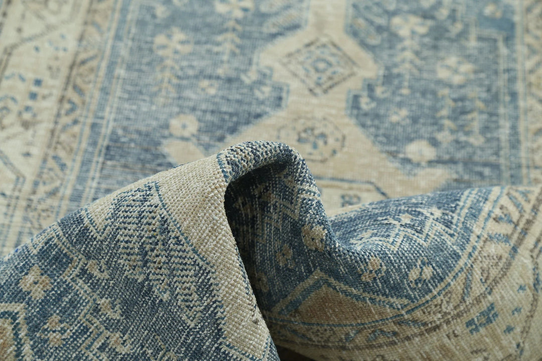 Persian Hamadan Runner 3' 5" x 13' 5" Hand-Knotted | No. AT77760