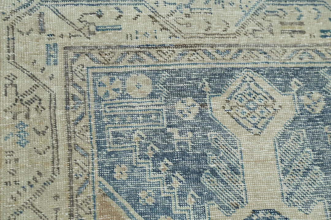 Persian Hamadan Runner 3' 5" x 13' 5" Hand-Knotted | No. AT77760