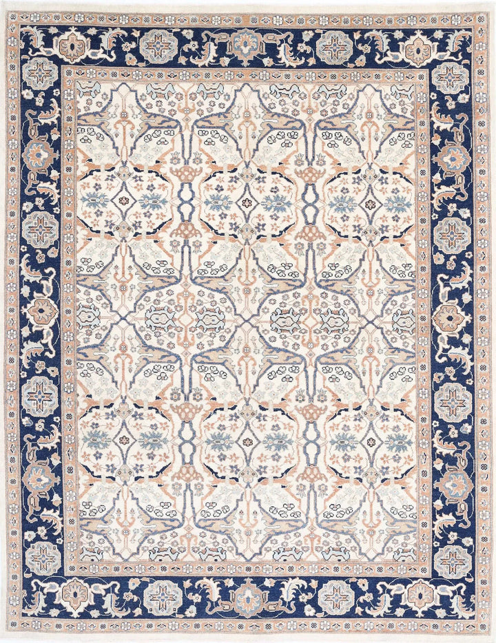 Afghan Ziegler Rug 8' 11" x 11' 5" Hand-Knotted | No. AT77826