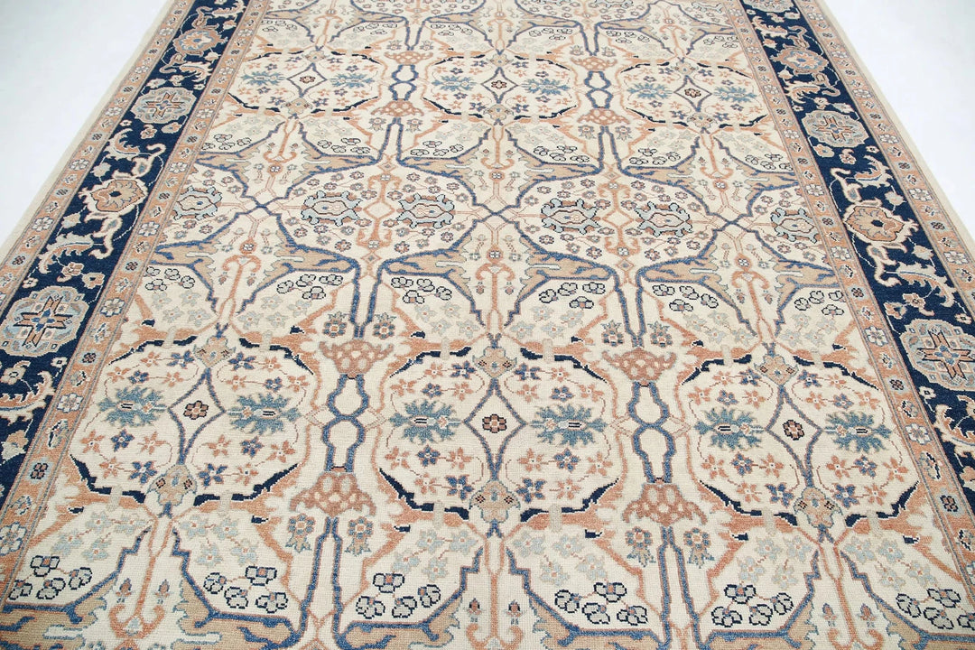 Afghan Ziegler Rug 8' 11" x 11' 5" Hand-Knotted | No. AT77826