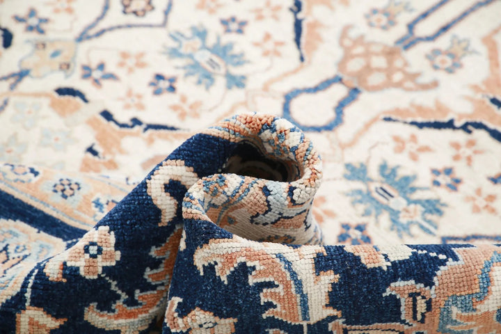 Afghan Ziegler Rug 8' 11" x 11' 5" Hand-Knotted | No. AT77826
