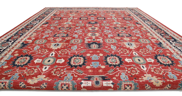 Afghan Ziegler Farhan Rug 17' 8" x 25' 9" Hand-Knotted | No. AT77915
