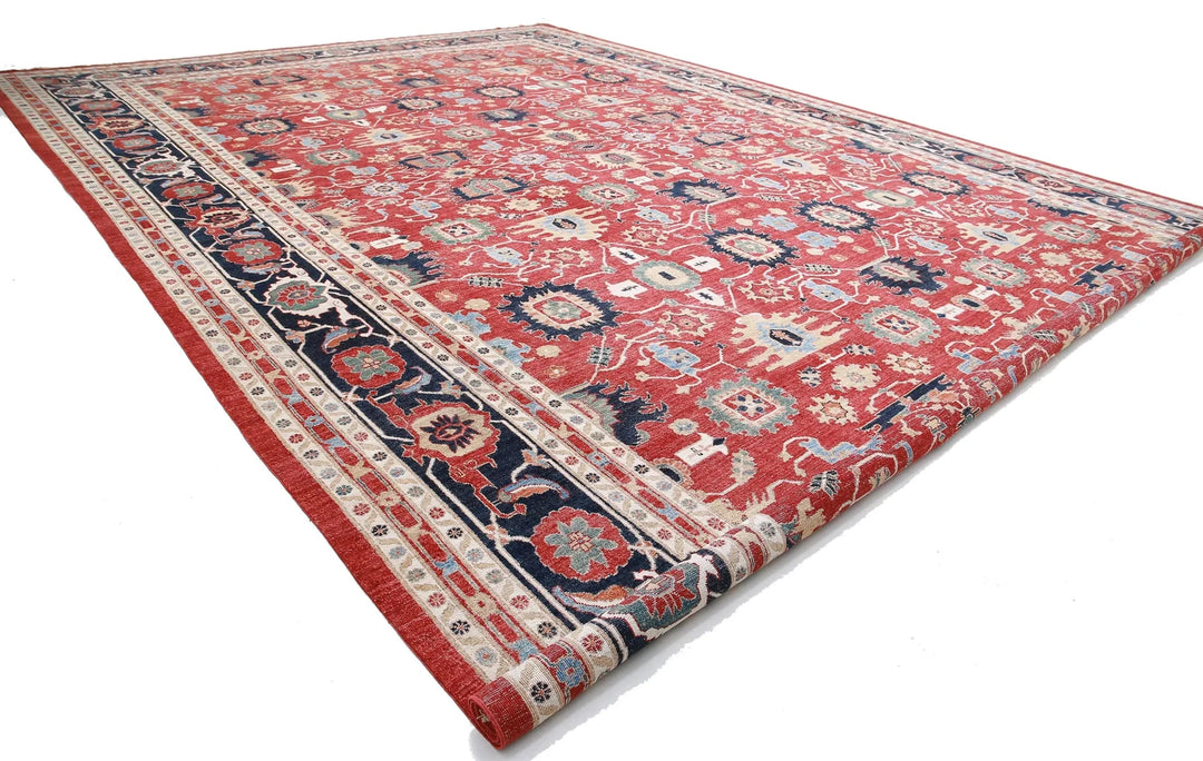 Afghan Ziegler Farhan Rug 17' 8" x 25' 9" Hand-Knotted | No. AT77915
