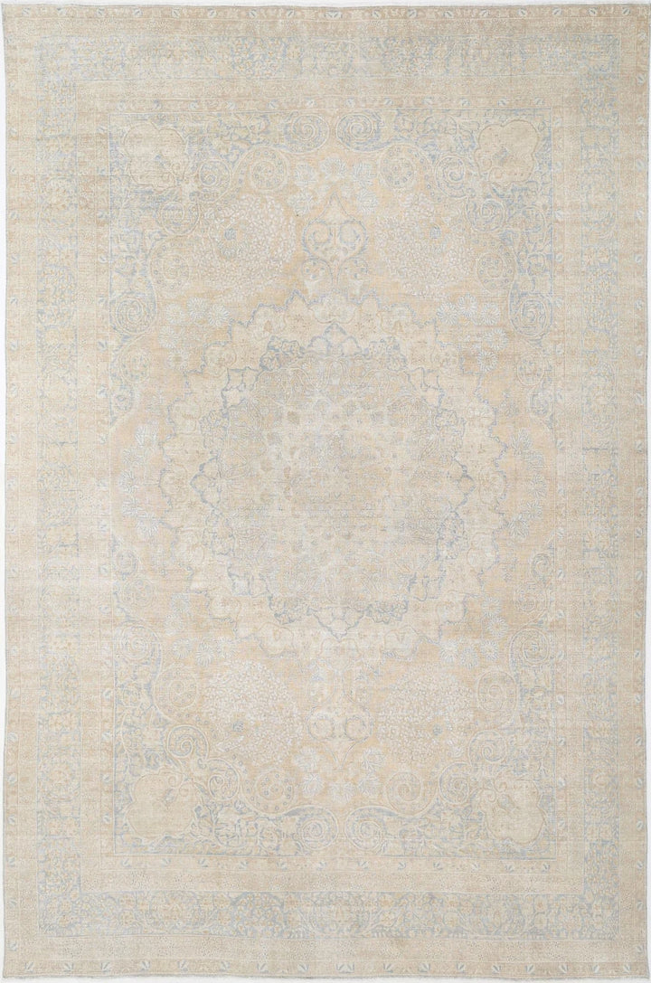 Persian Tabriz Rug 12' 4" x 19' 5" Hand-Knotted | No. AT77937