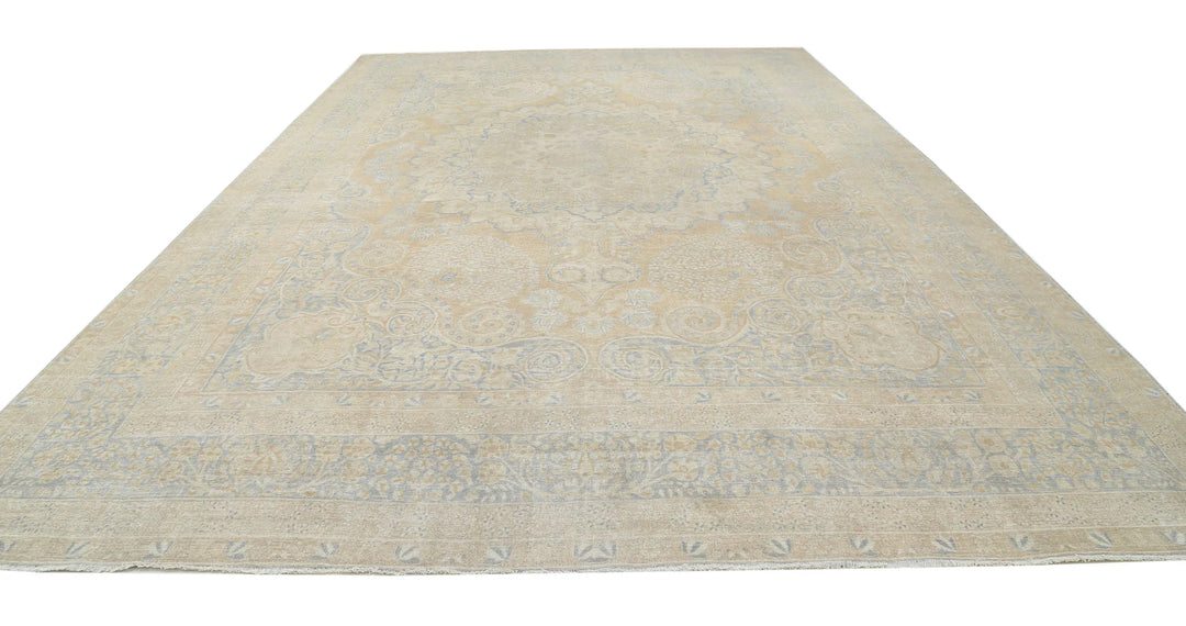 Persian Tabriz Rug 12' 4" x 19' 5" Hand-Knotted | No. AT77937