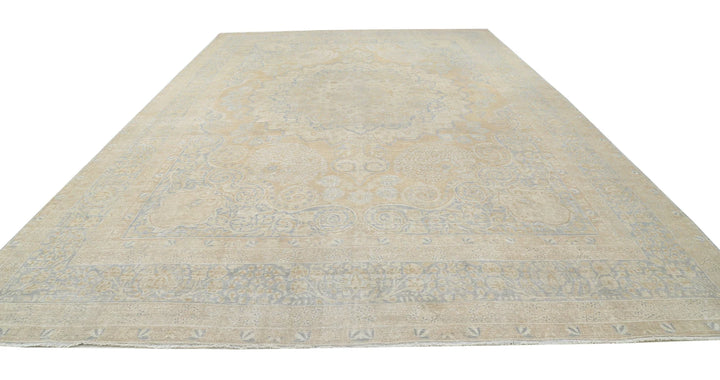 Persian Tabriz Rug 12' 4" x 19' 5" Hand-Knotted | No. AT77937