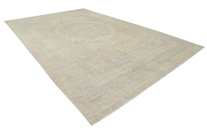 Persian Tabriz Rug 12' 4" x 19' 5" Hand-Knotted | No. AT77937