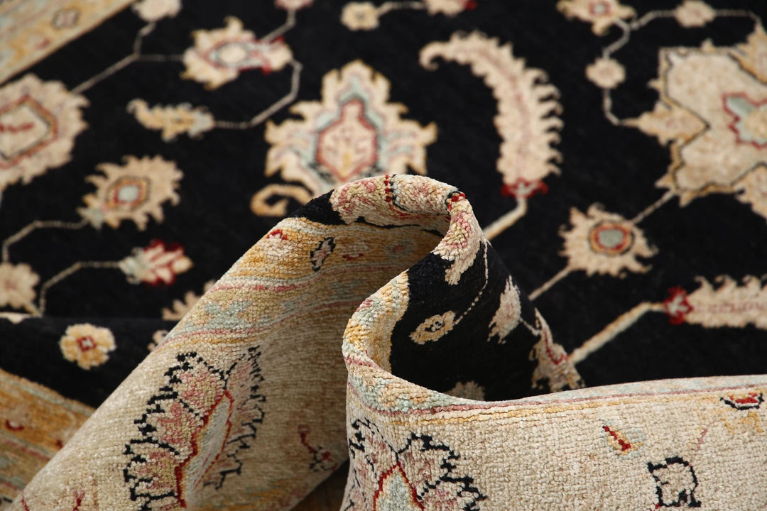 Afghan Ziegler Rug 5' 7" x 8' 1" Hand-Knotted | No. AT77949