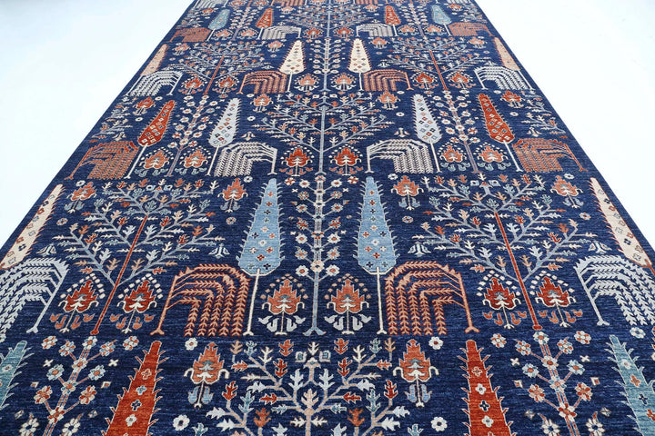 Afghan Oriental Rug 9' 1" x 15' 8" Hand-Knotted | No. AT77967
