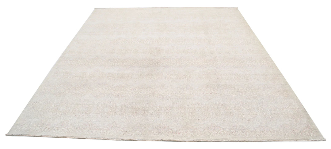 Afghan Oriental Rug 8' 0" x 9' 4" Hand-Knotted | No. AT78088
