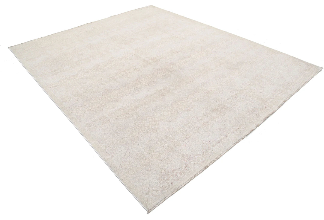 Afghan Oriental Rug 8' 0" x 9' 4" Hand-Knotted | No. AT78088