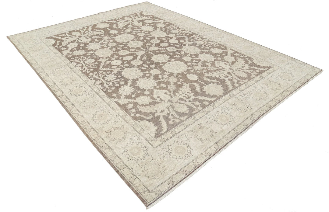 Afghan Serenity Rug 7' 11" x 10' 1" Hand-Knotted | No. AT78138