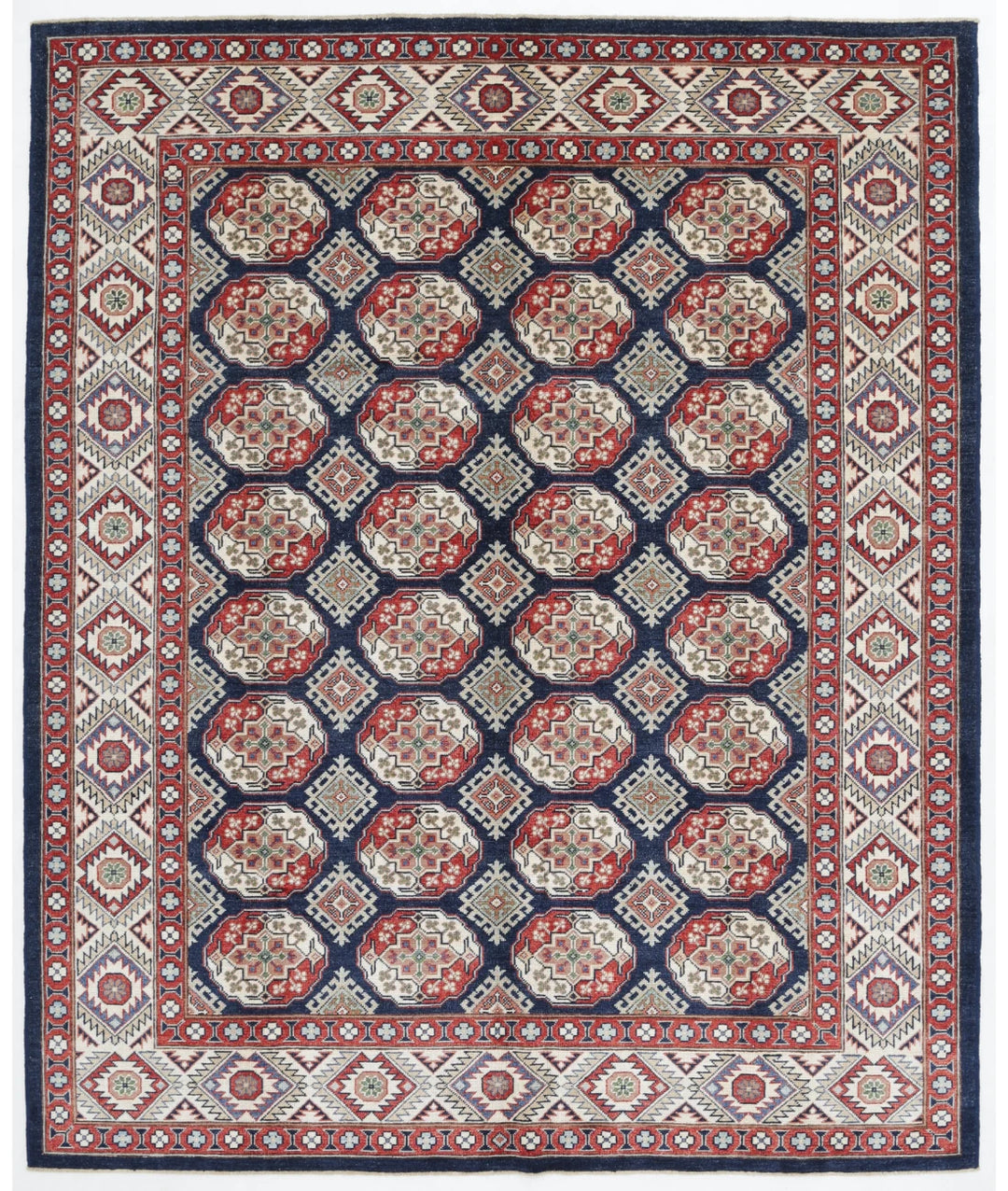 Afghan Oriental Rug 8' 3" x 9' 9" Hand-Knotted | No. AT78172